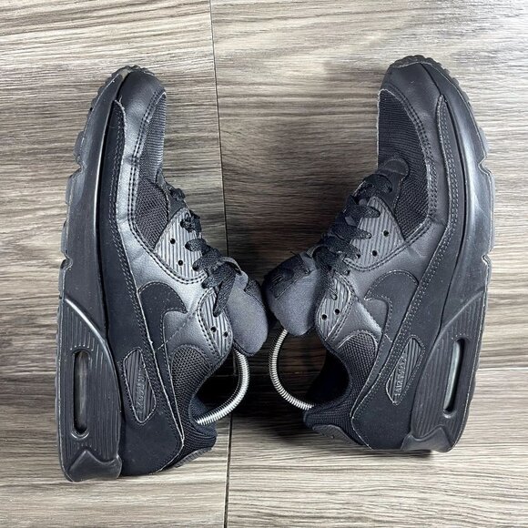 Nike Men's Black Air Max 90 Sneakers Shoe Size 12 - Picture 7 of 10